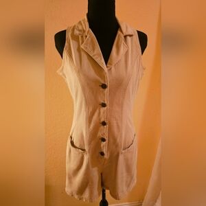 Squeeze Cream Cotton Romper